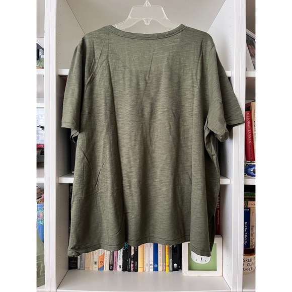 NWT Chico’s elbow sleeve slub tee, XXL (4) - Picture 2 of 7